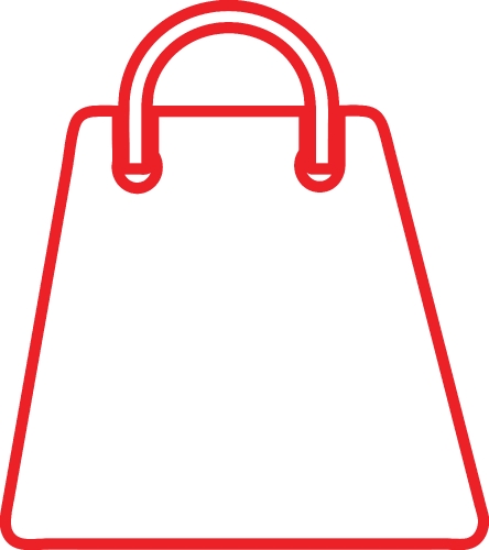 Shopping bag icon Sale package sign design