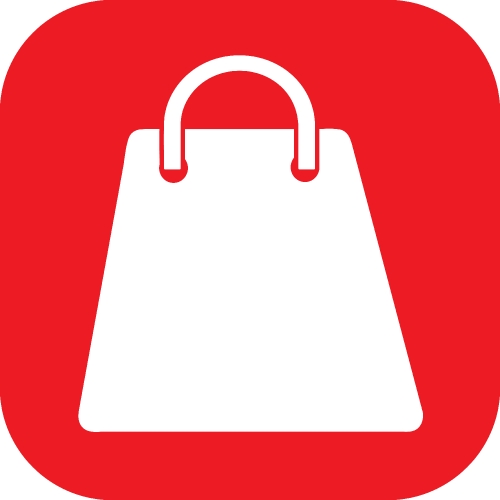 Shopping bag icon Sale package sign design