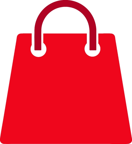 Shopping bag icon Sale package sign design