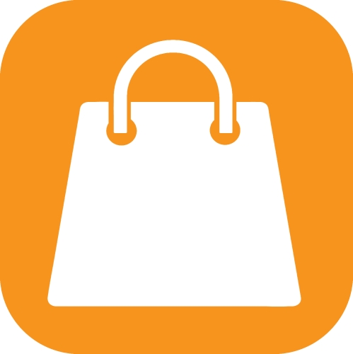 Shopping bag icon Sale package sign design