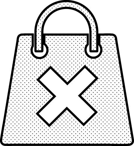 Shopping bag icon Sale package sign design