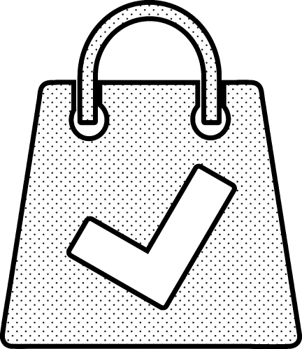 Shopping bag icon Sale package sign design