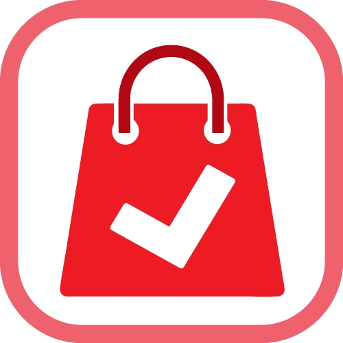 Shopping bag icon Sale package sign design