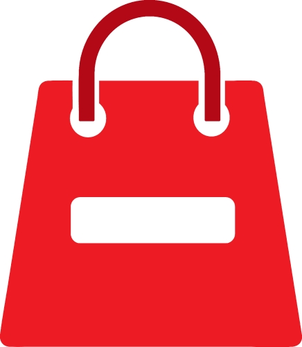 Shopping bag icon Sale package sign design