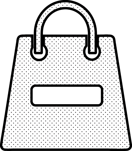 Shopping bag icon Sale package sign design