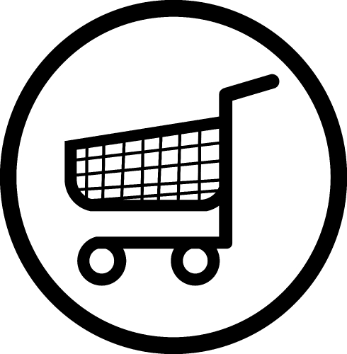 shopping cart trolley icon sign