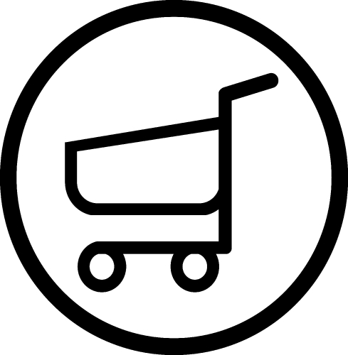 shopping cart trolley icon sign