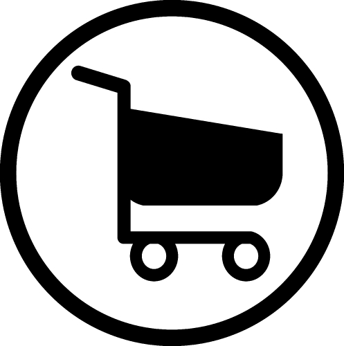 shopping cart trolley icon sign