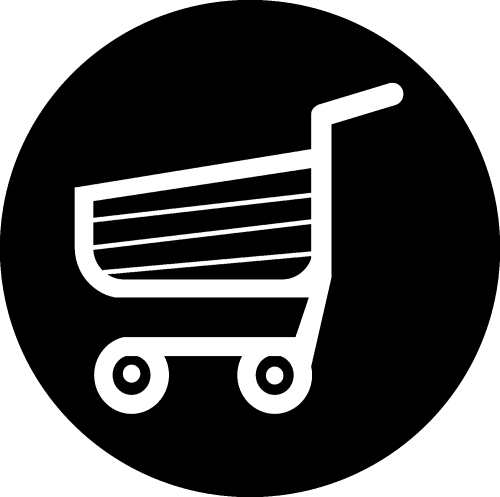 shopping cart trolley icon sign