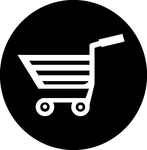 shopping cart trolley icon sign