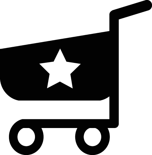 shopping cart trolley icon sign