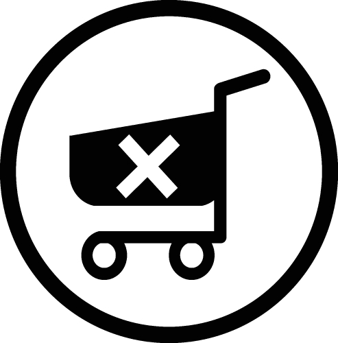 shopping cart trolley icon sign