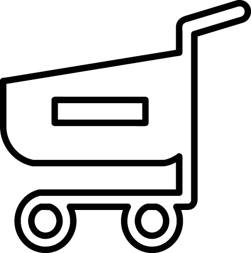 shopping cart trolley icon sign