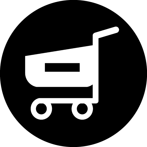 shopping cart trolley icon sign