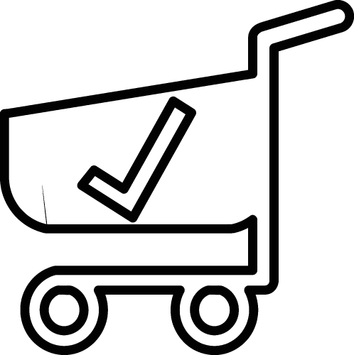 shopping cart trolley icon sign