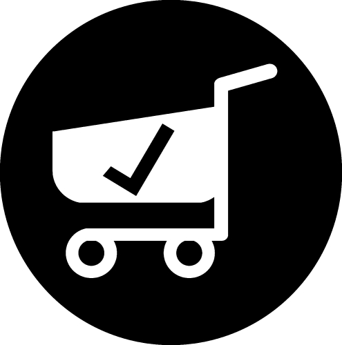 shopping cart trolley icon sign