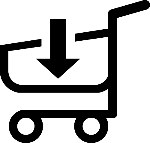 shopping cart trolley icon sign