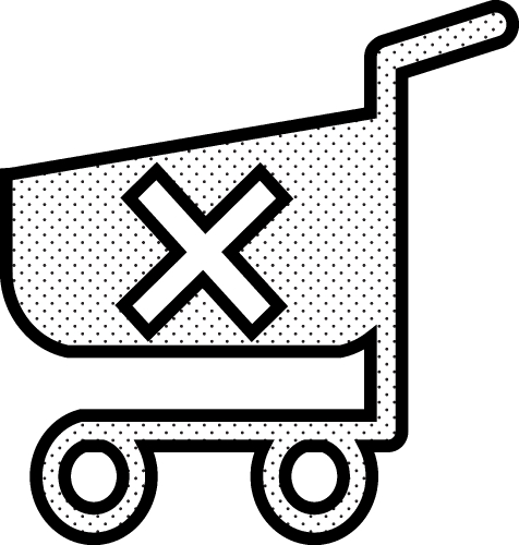 Shopping cart trolley icon sign design