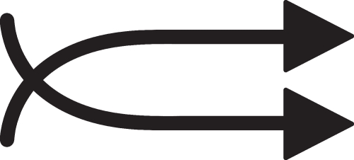 shuffle icon sign design