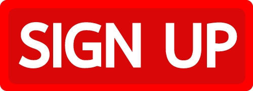 Sign up  button sign design