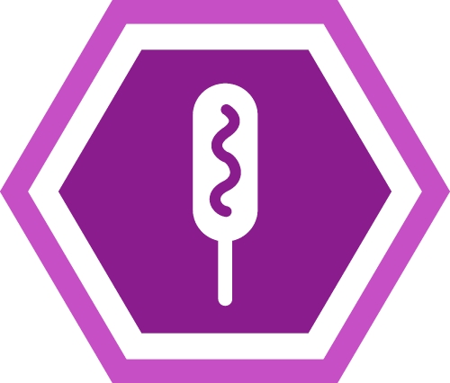 Simple  ice cream icon sign design