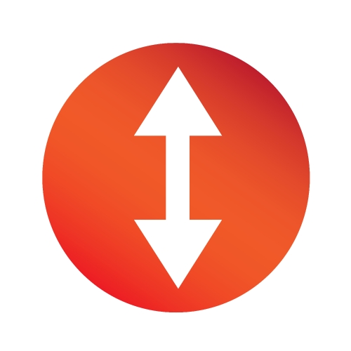 simple arrow sign icon 