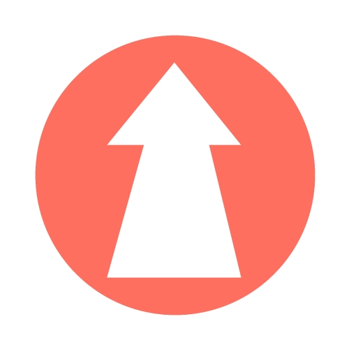 simple arrow sign icon