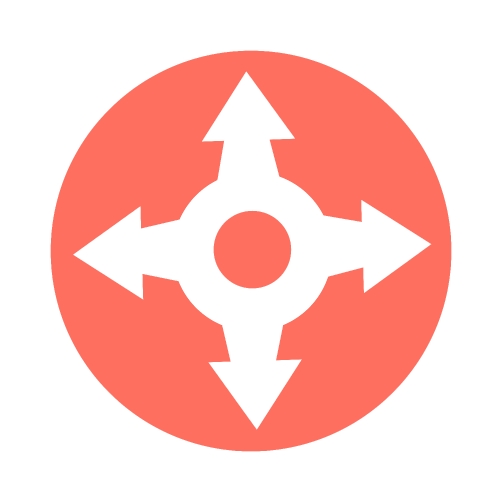 simple arrow sign icon