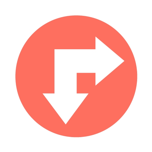 simple arrow sign icon