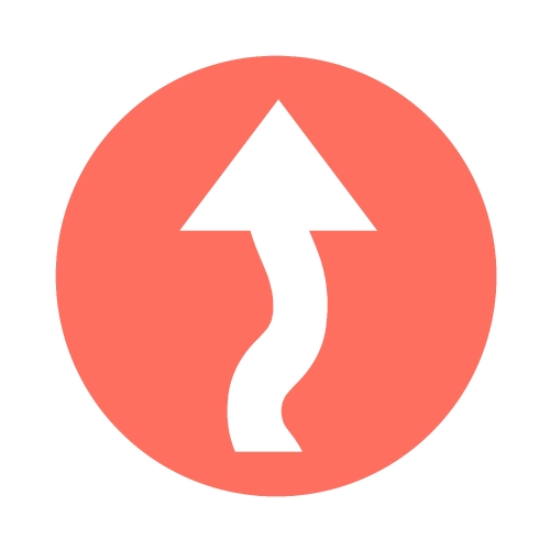 simple arrow sign icon