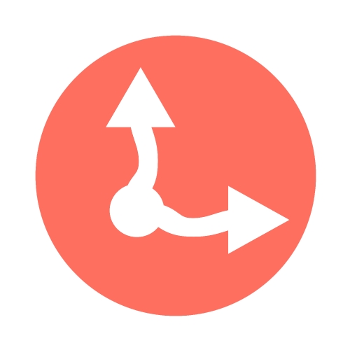 simple arrow sign icon