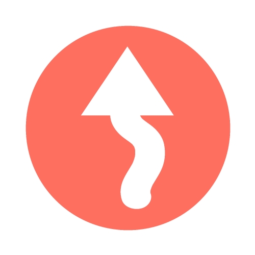 simple arrow sign icon