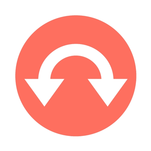 simple arrow sign icon