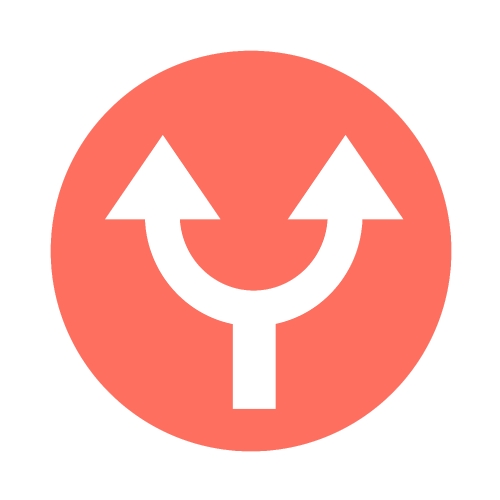 simple arrow sign icon