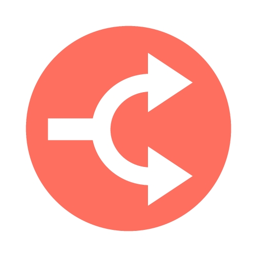 simple arrow sign icon
