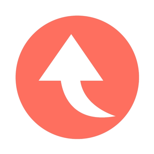 simple arrow sign icon