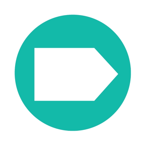 simple arrow sign icon