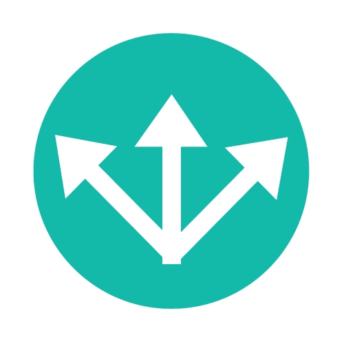 simple arrow sign icon