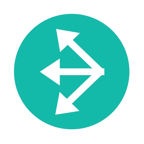 simple arrow sign icon