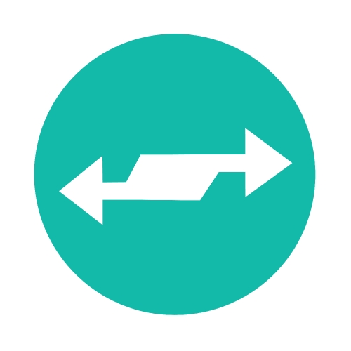 simple arrow sign icon