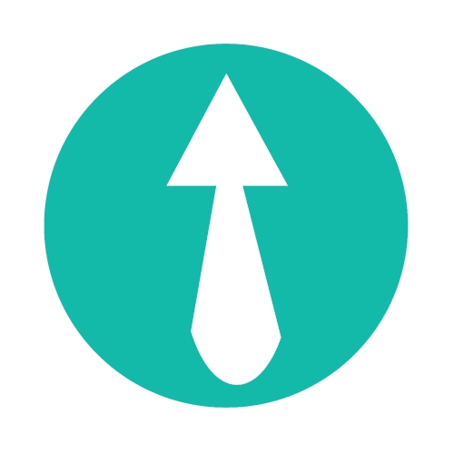 simple arrow sign icon