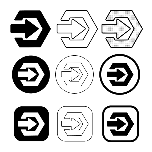 simple Login sign icon sign design