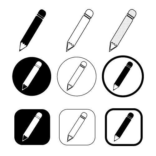 Simple set of diagram and graph icon