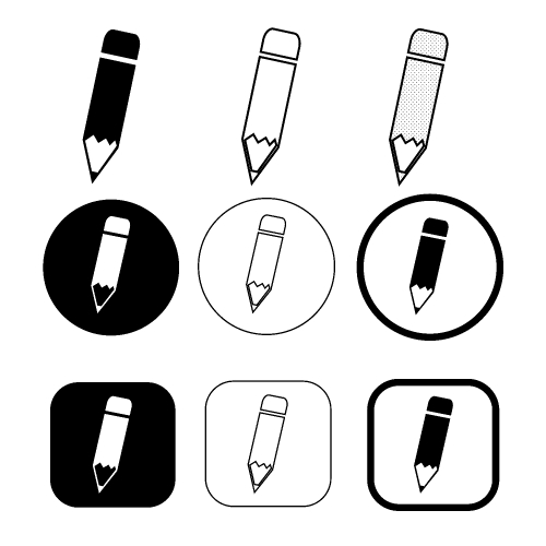 Simple set of diagram and graph icon