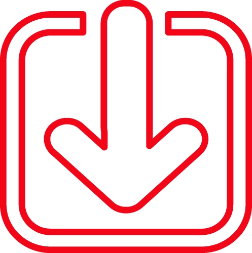 simple sign download icon symbol