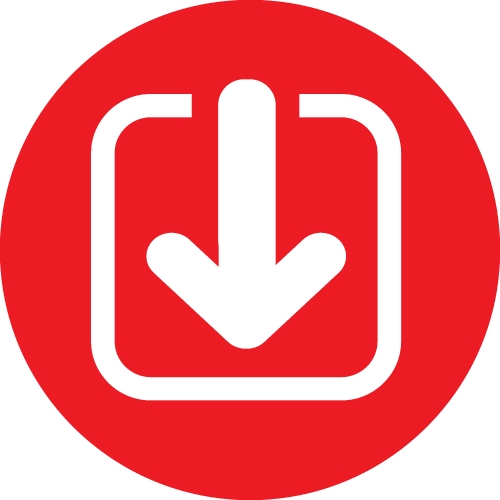 simple sign download icon symbol