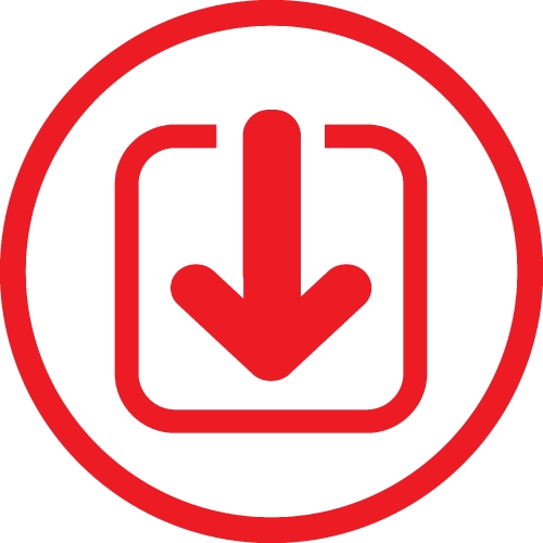 simple sign download icon symbol