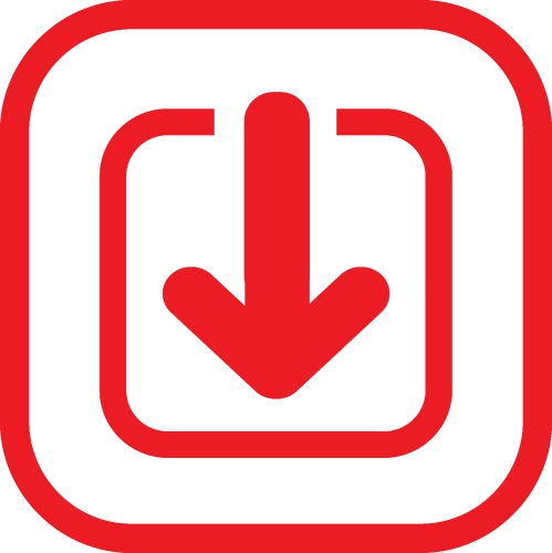 simple sign download icon symbol