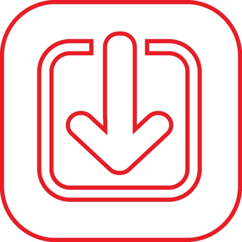 simple sign download icon symbol