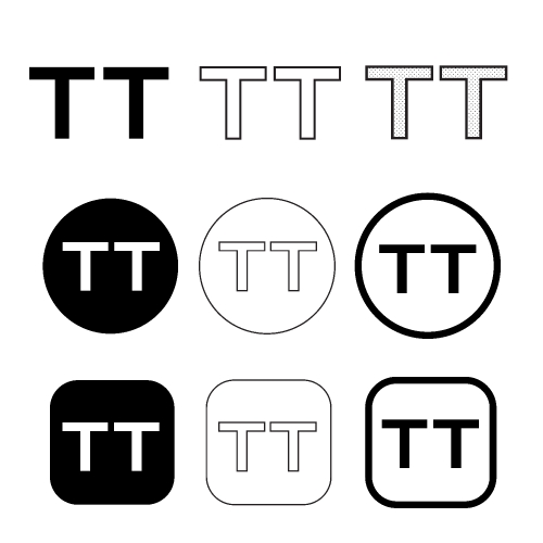 simple text edit icon sign